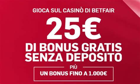 betfair bonus senza deposito.
